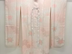 楓模様織出し単衣振袖用長襦袢